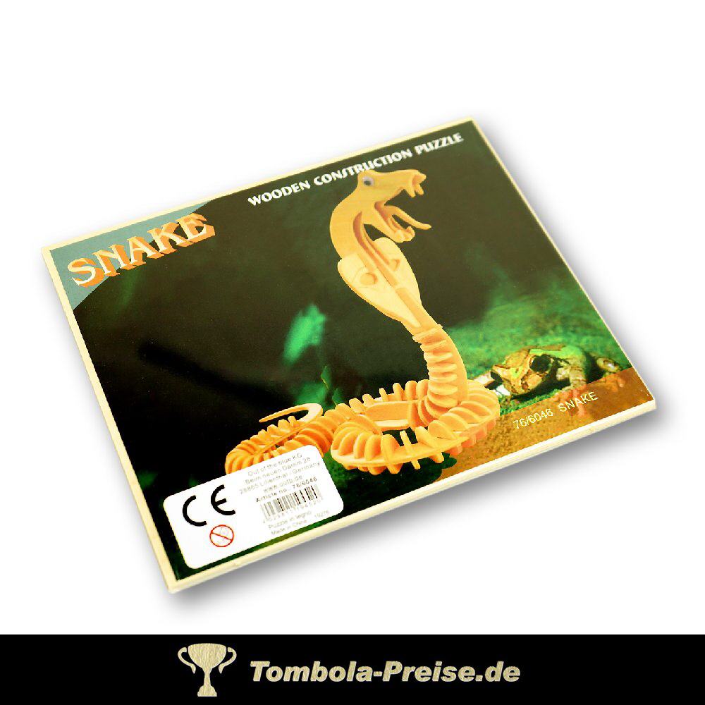 TreuePr&auml;sent Holzpuzzle Schlange