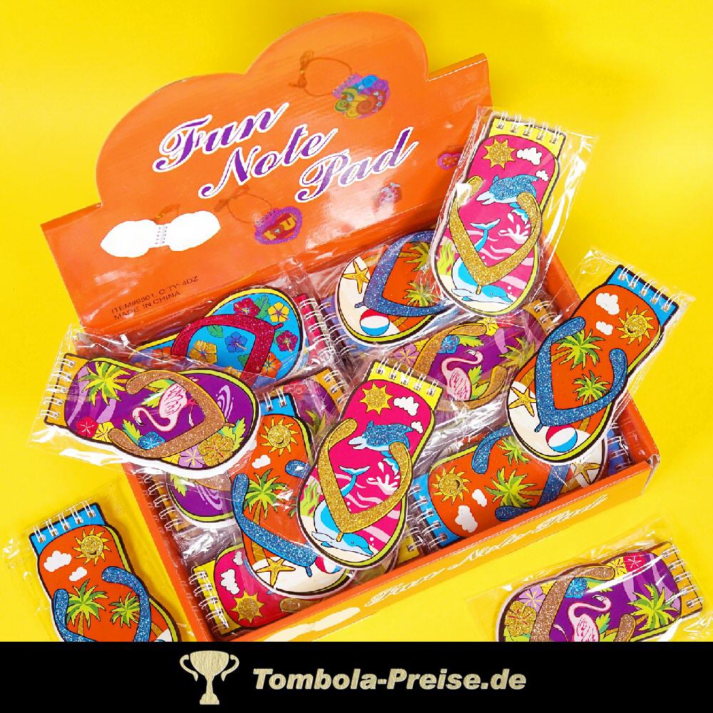 Notitzb&ouml;cke in Sadalenform im Display