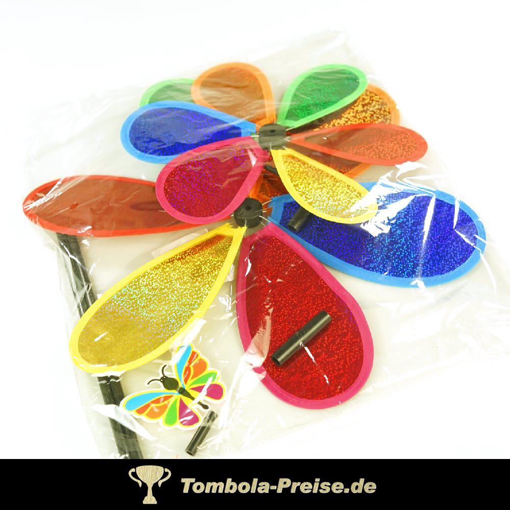 Windrad Blumen 2er-Set