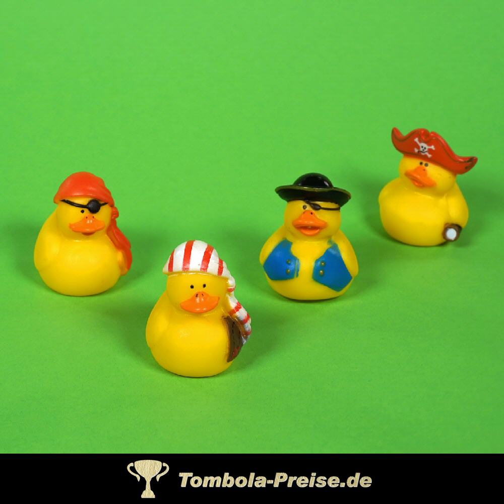 Piraten-Badeenten aus Vinyl