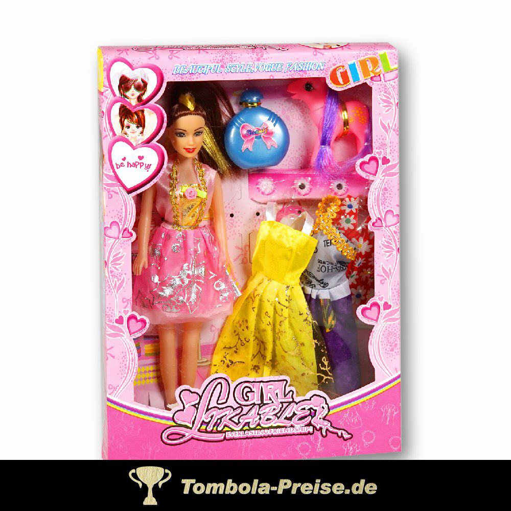 Puppe mit Zubeh&ouml;r