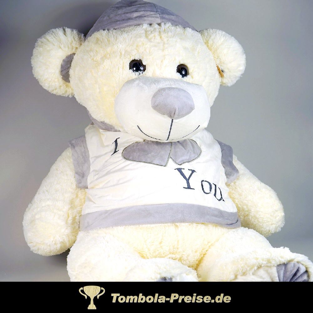 TreuePr&auml;sent Softpl&uuml;sch-B&auml;r mit M&uuml;tze