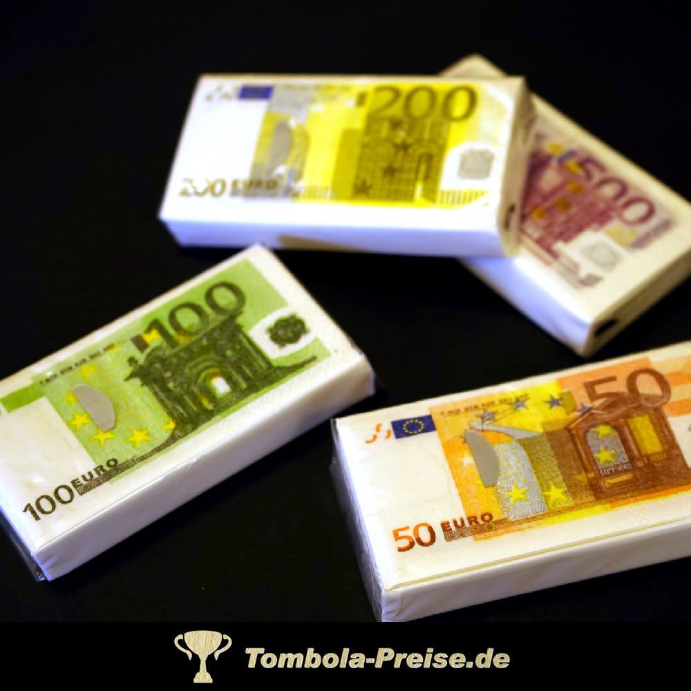 TreuePr&auml;sent Taschent&uuml;cher Geldscheine