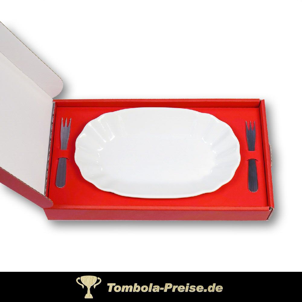 Geschenk-Set Pommesschale mit zwei Pommesgabeln