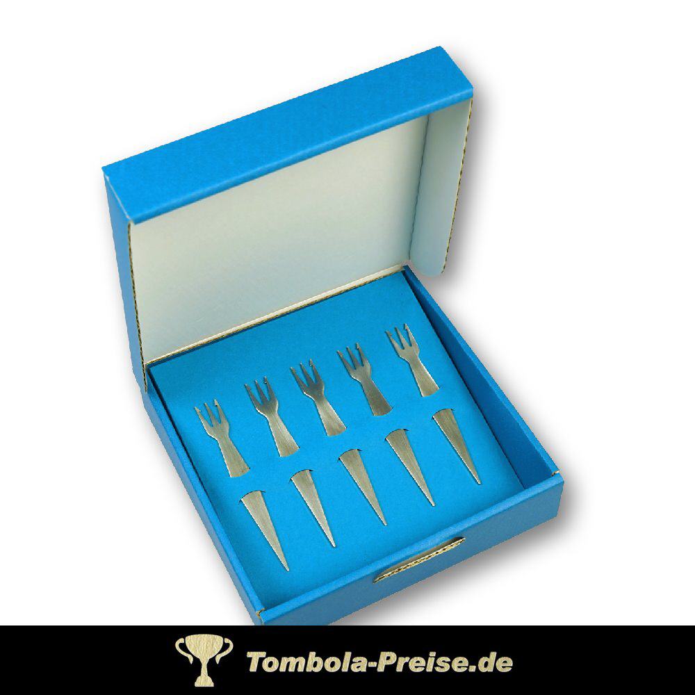 Geschenk-Set f&uuml;nf Pommesgabeln Modell 05
