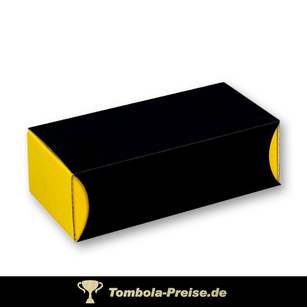 Schiebe-Geschenkbox goldgelb-schwarz