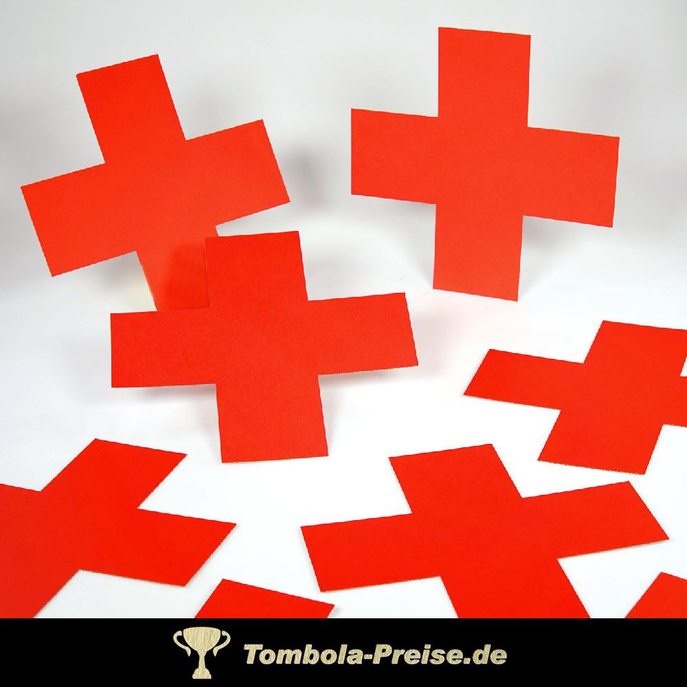 Deko-Kreuze rot