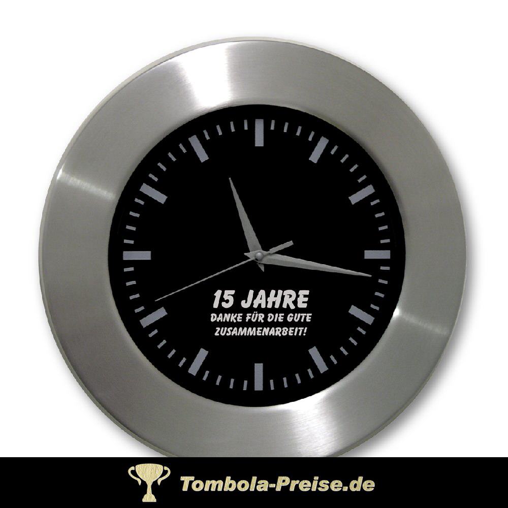 TreuePr&auml;sent Wanduhr Jubil&auml;um