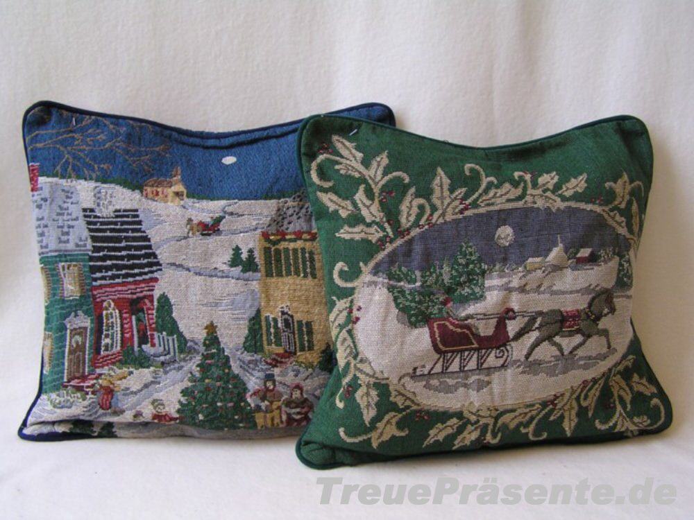 Kissenh&uuml;lle Weihnachtsmotiv