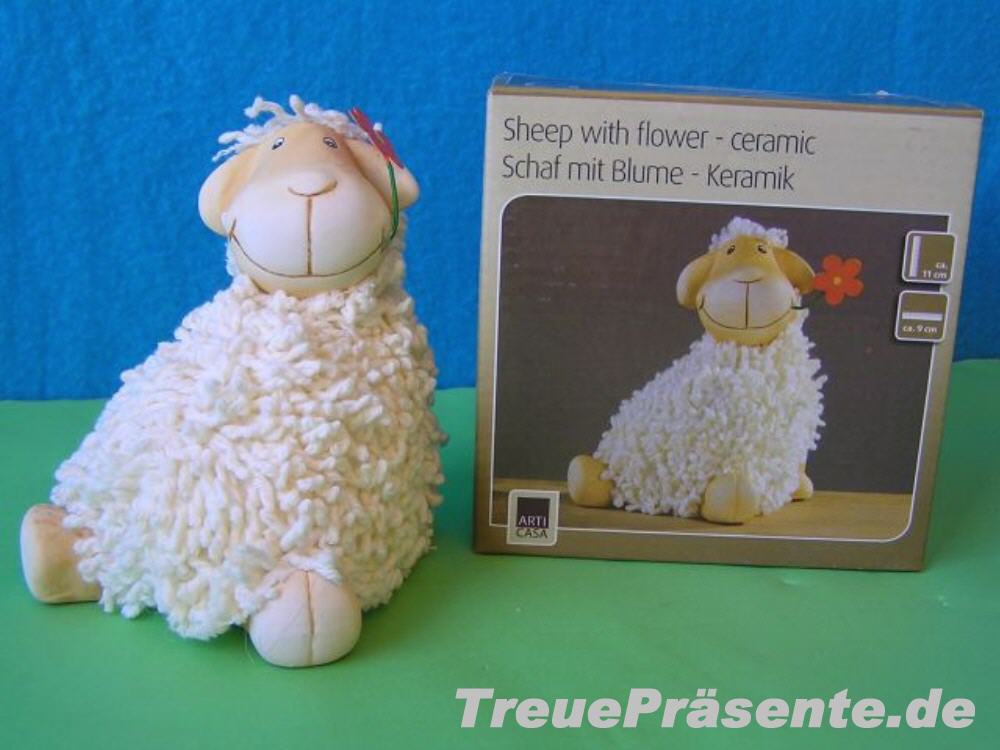 Dekoschaf sitzend