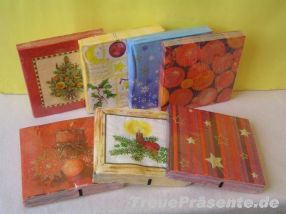 Weihnachtsservietten