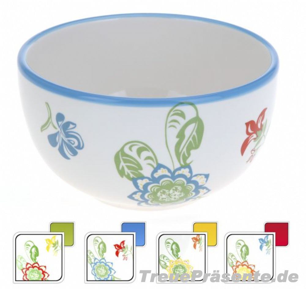 M&uuml;slischale Blumendekor