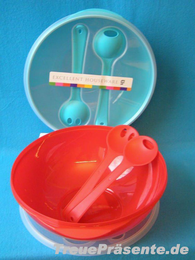 Salatsch&uuml;ssel mit Besteck