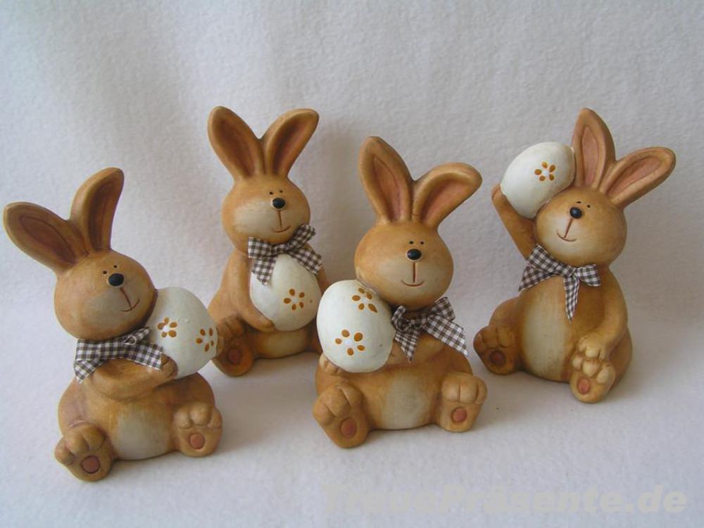 Deko-Osterhasen 4er