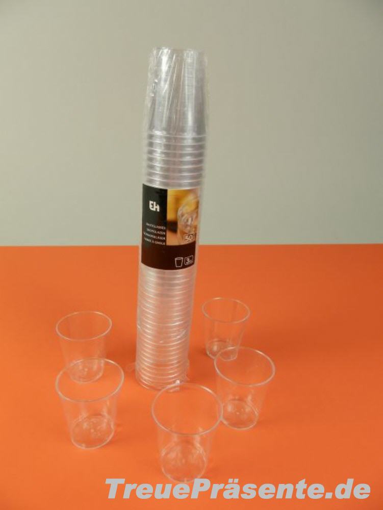 Plastik-Schnapsgl&auml;ser