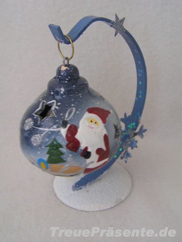 Dekokugel mit Weihnachtsmotiv