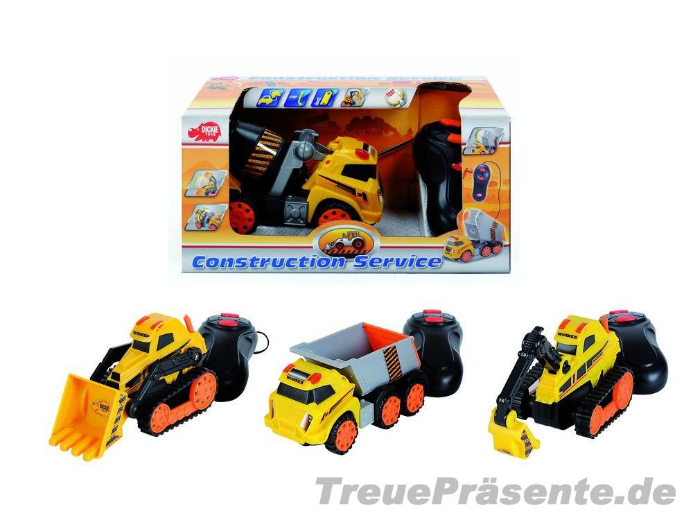 Spielzeug-Baufahrzeuge 4er-Set