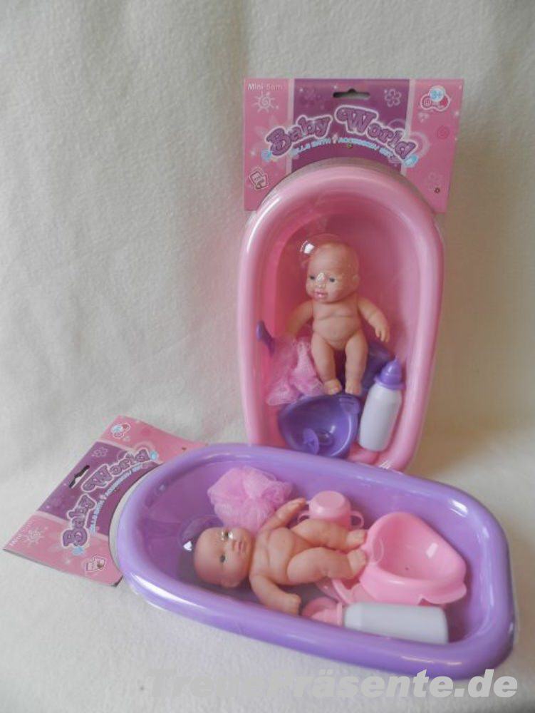 Baby-Badewanne mit Zubeh&ouml;r