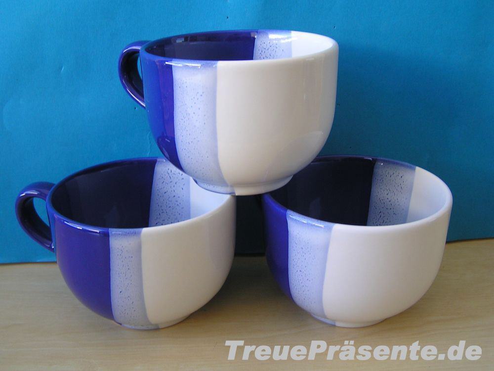 Jumbotassen wei&szlig;-blau