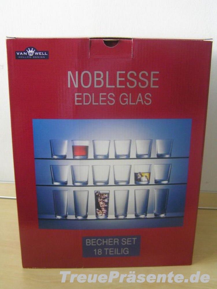 Glasbecher-Set Noblesse