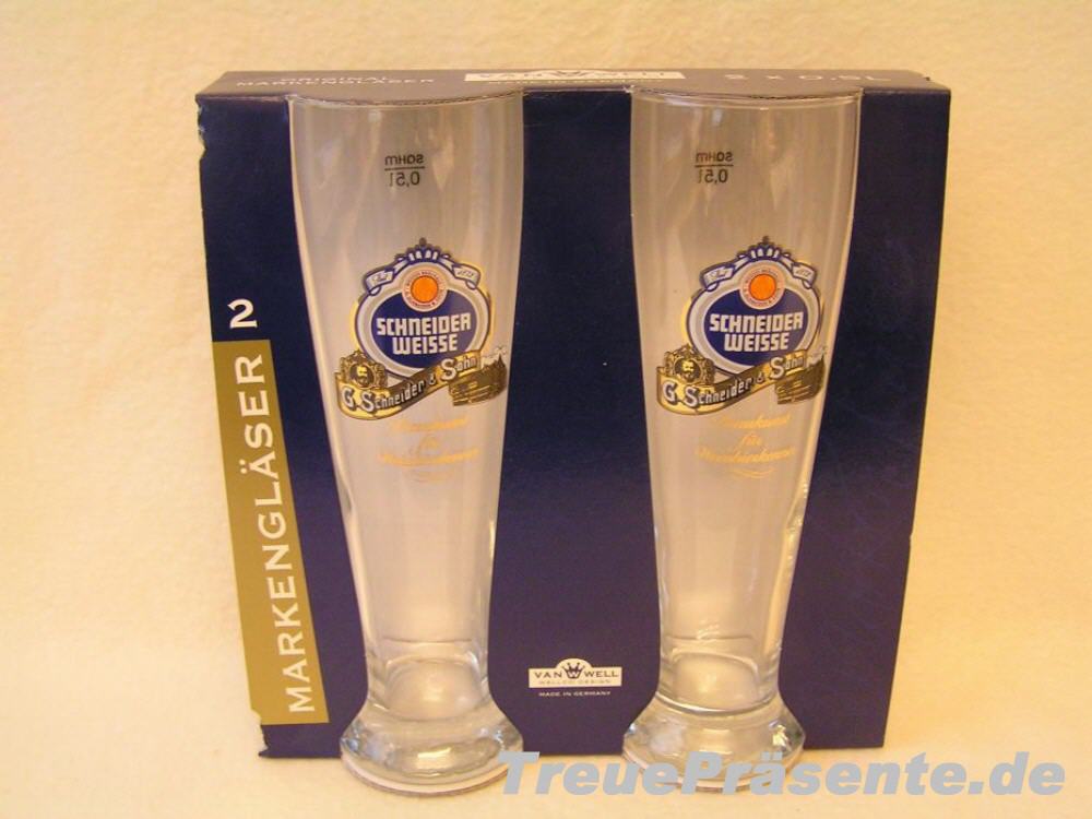 Wei&szlig;biergl&auml;ser Schneider Wei&szlig;e