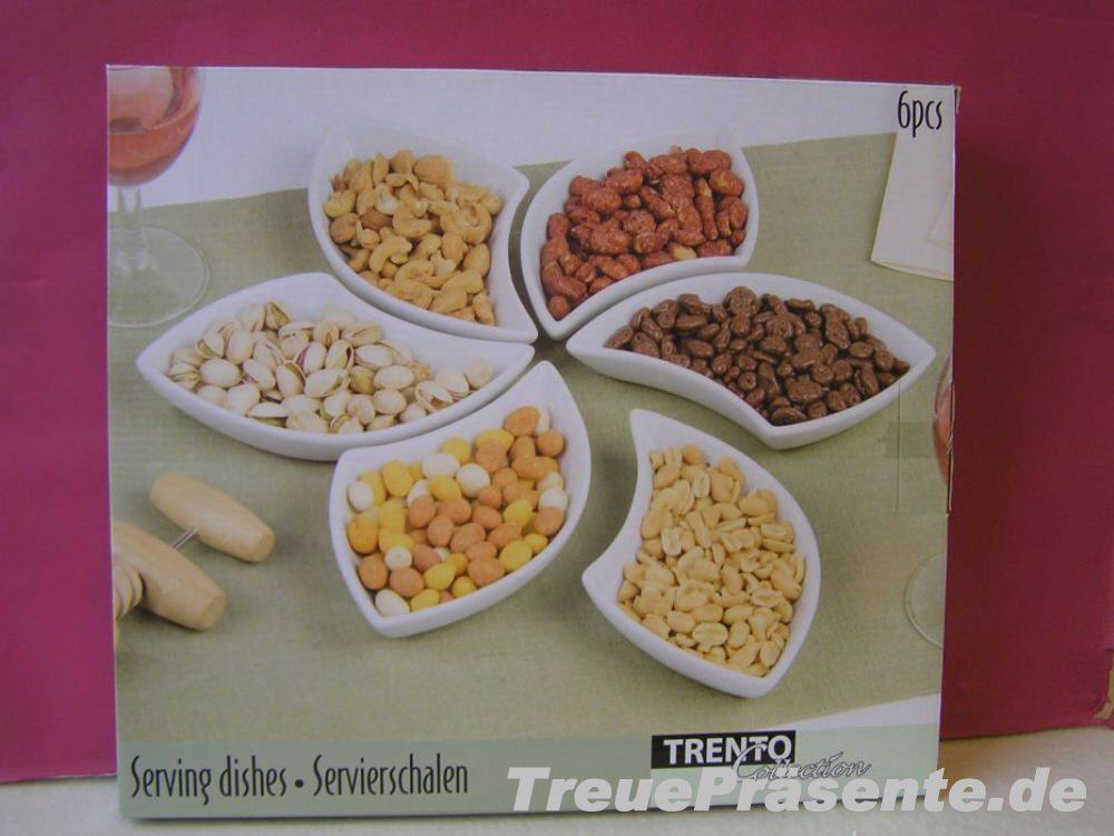 Servier- und Snackschalen 6er-Set