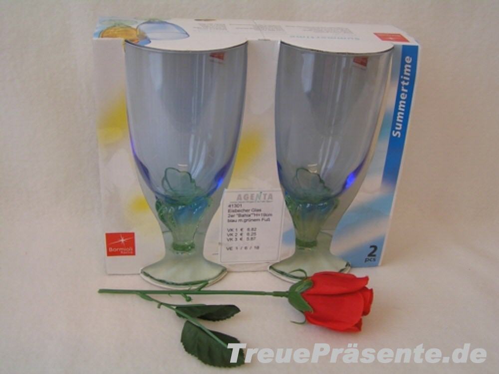 Eisbecherset Bahiablau