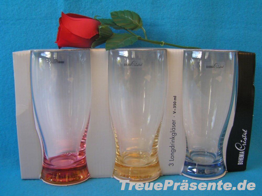 Longdrinkgl&auml;ser bunt