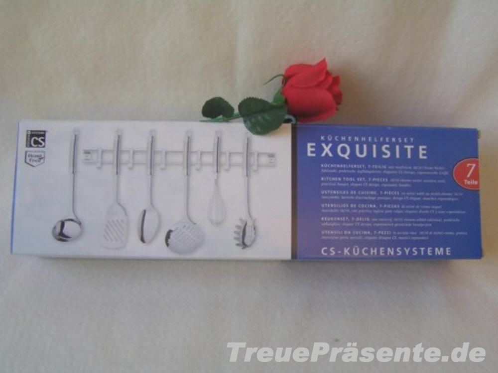 K&uuml;chenhelferset 7-teilig Edelstahl rostfrei