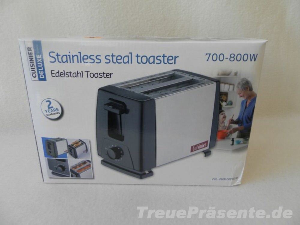 Edelstahl Toaster