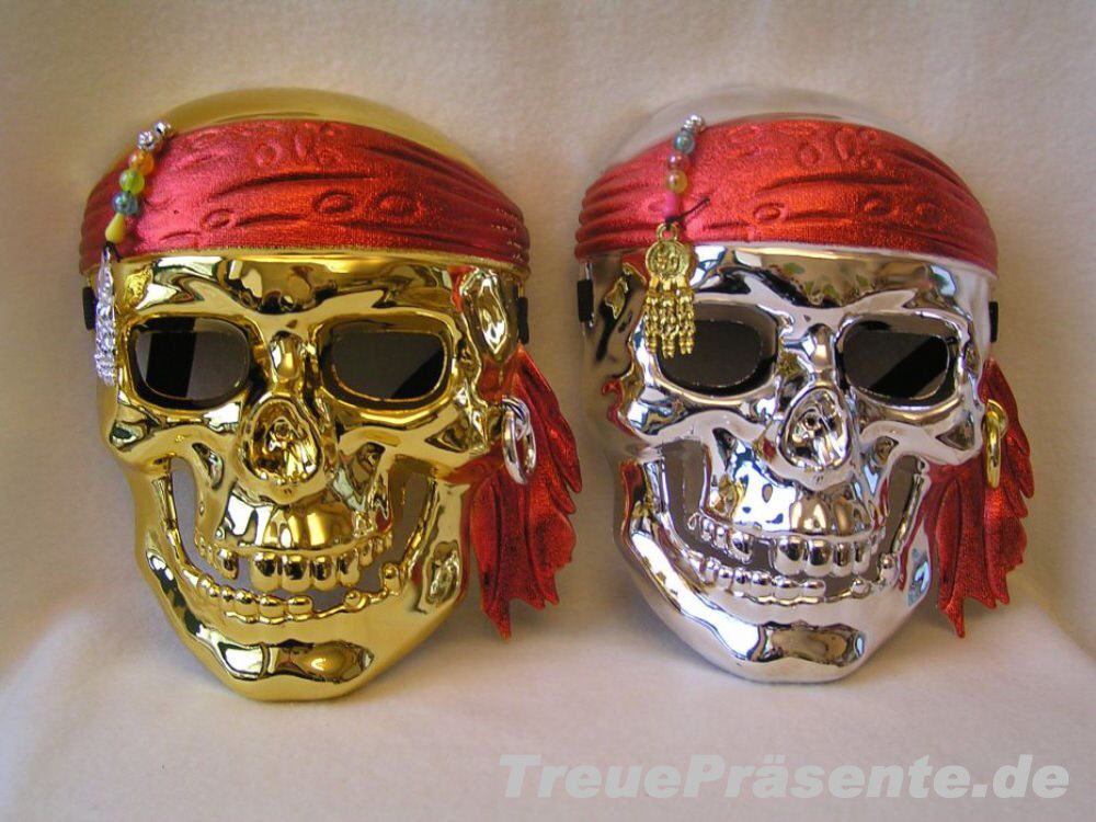 Piraten-Totenkopf-Maske