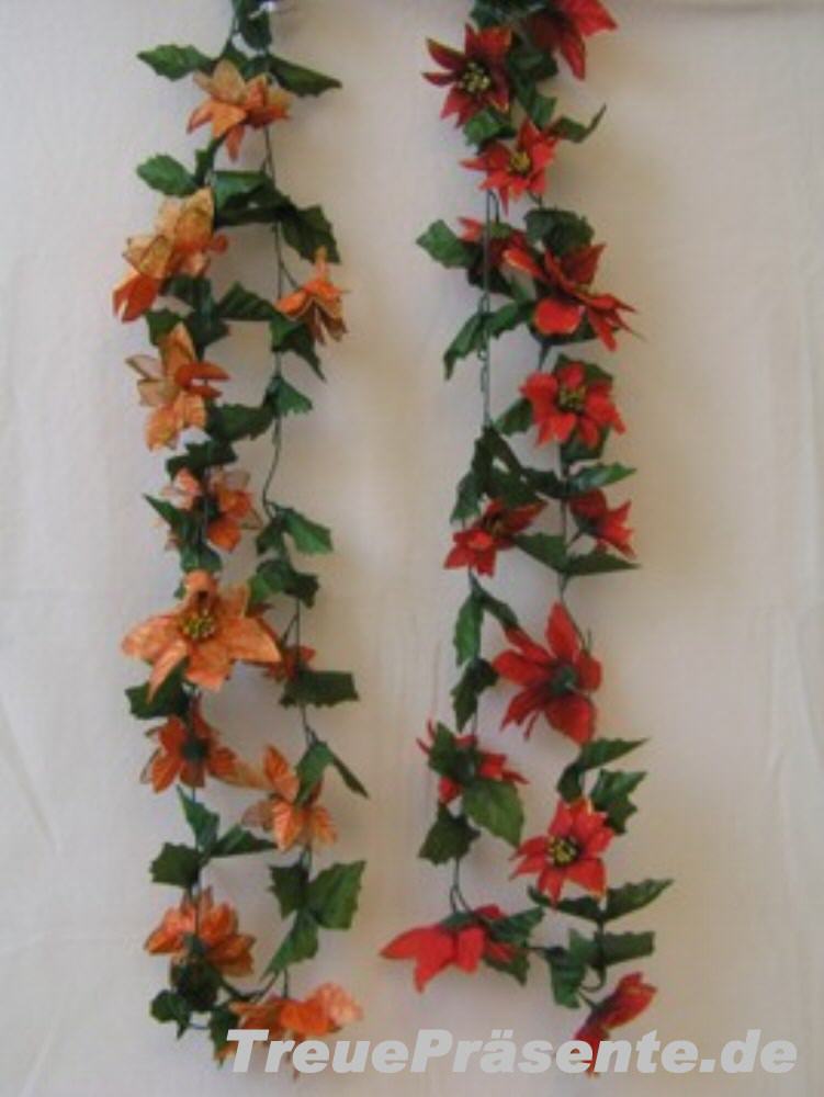 Weihnachtsstern-Girlande