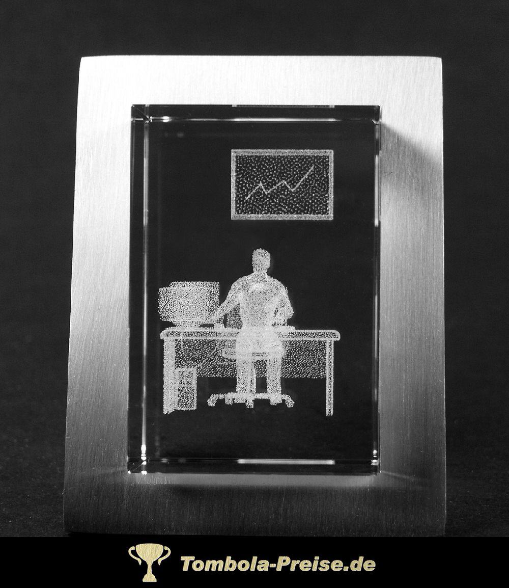 TreuePr&auml;sent 3D-Glasobjekt