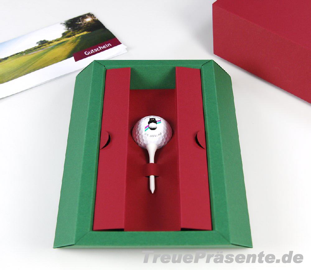 Geschenkverpackung Golf-Gutschein