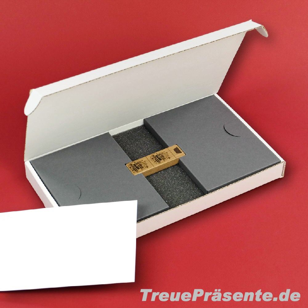 Mailingverpackung USB-Stick mit Kartoneinlage
