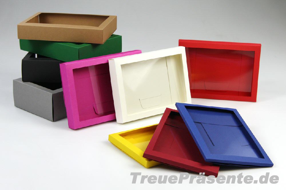 Geschenkverpackungen f&uuml;r Postkarten