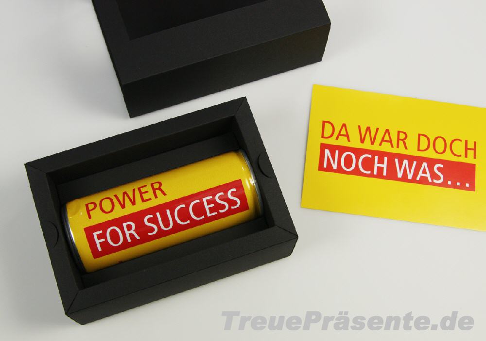 Geschenkverpackung Getr&auml;nkedose