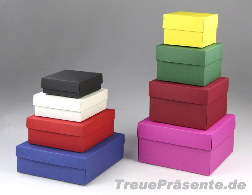 Geschenkverpackung St&uuml;lpdeckel aus Karton