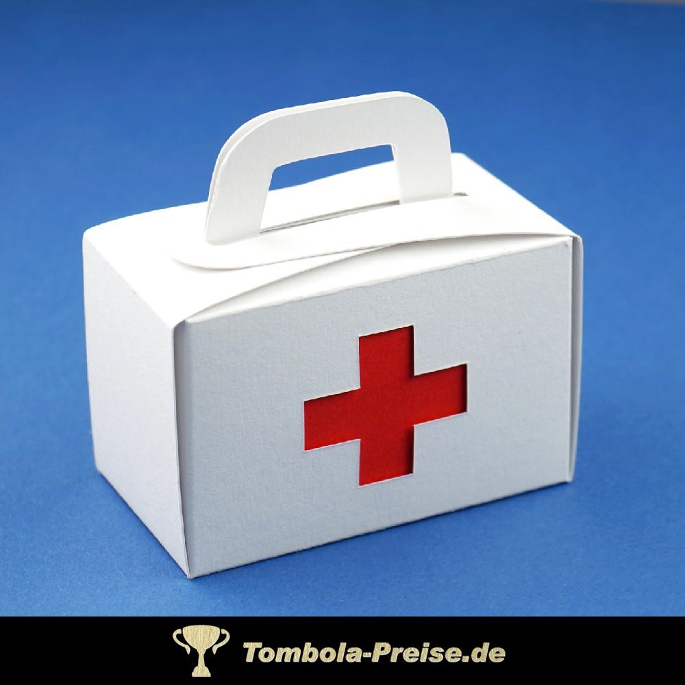 Geschenkverpackung Arztkoffer mit Ausstanzung Kreuz
